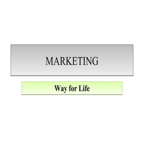 Marketing scope