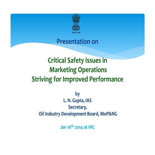 Managing Occupational Safety and health Risks in the Oil and Gas ...