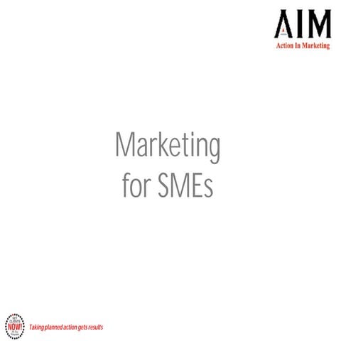 Marketing SMEs