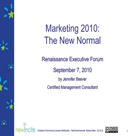 Marketing: The New Normal