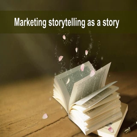 Storytelling: marketing as a story