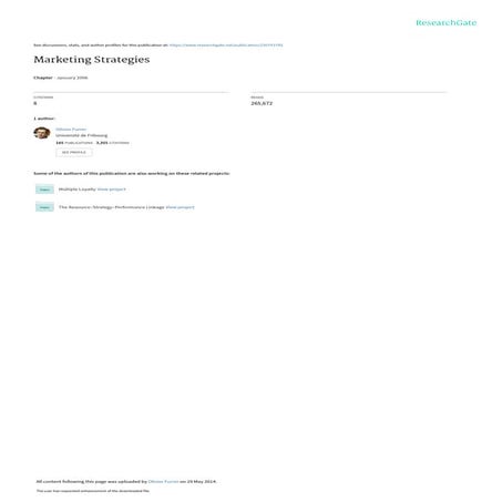 Marketing strategies