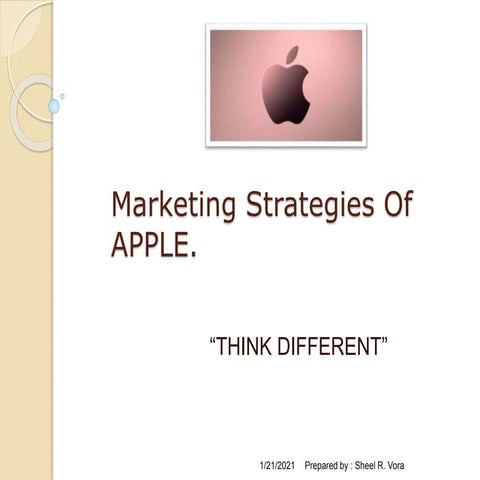 Marketing strategies of apple