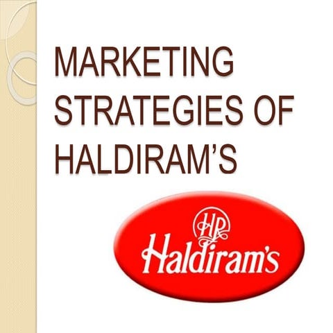Marketing strategies of haldiram’s