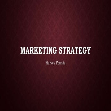 Marketing Strategy
