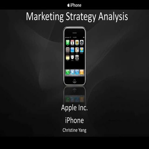 Marketing Strategy Analysis Apple iPhone