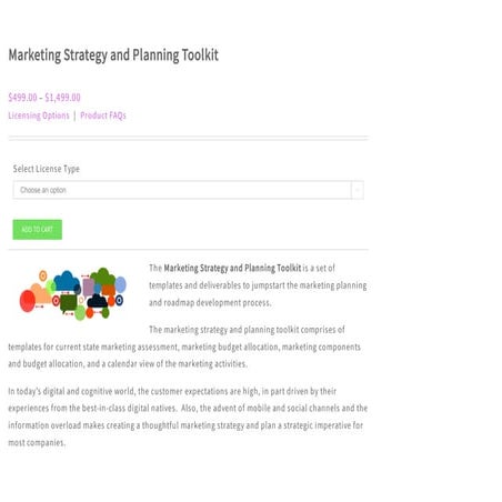 Marketing Strategy and Planning Toolkit