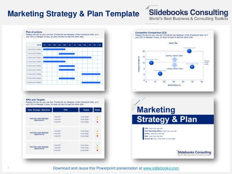 Marketing strategy and Plan Template