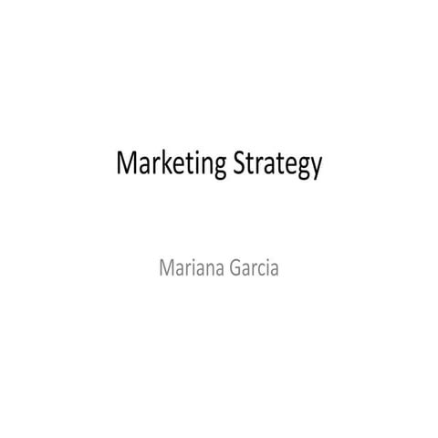 Marketing strategy ppt | PPT
