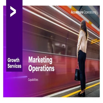 Marketing Operations | SlideShare | Accenture