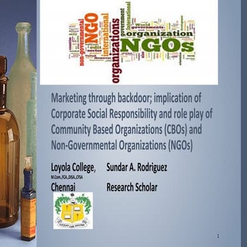 Marketing through backdoor