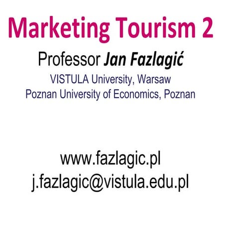 Marketing Tourism 2
