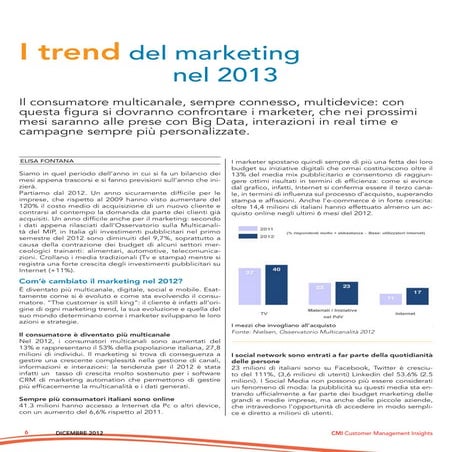 Marketing Trend 2013