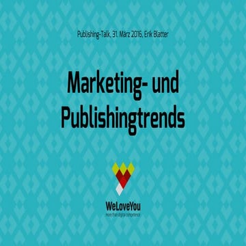 Marketingtrends 2016