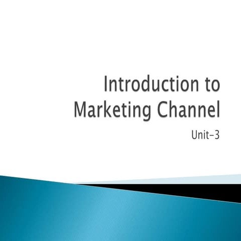Marketing unit 3