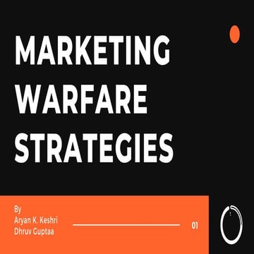 Marketing warfare strategies