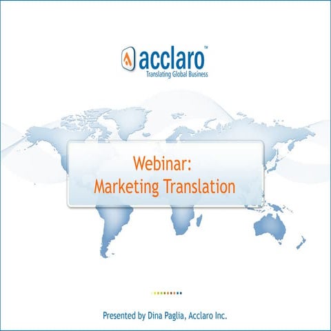 Marketing Translation with Acclaro