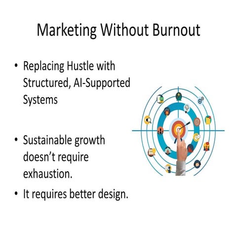 Marketing_Without_Burnout_Enhanced by Jon-Paul Vasta | PDF