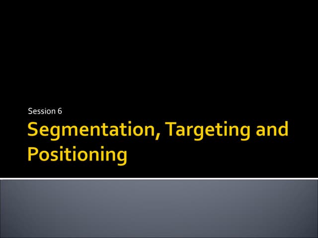 Marketing workshop  session (5)segm...