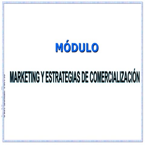 Marketing y estrategias 2012