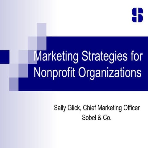 Marketing Your Nonprofit Organization.ppt