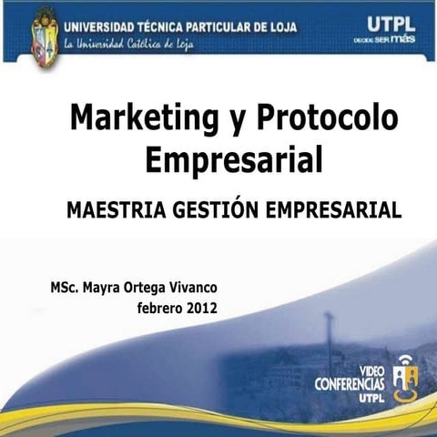 Marketing y protocolo empresarial