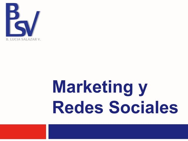 Marketing y redes sociales  Sesion4