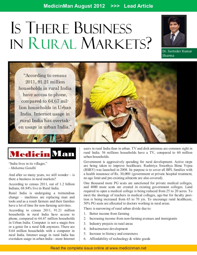 Rural marketing examples picture