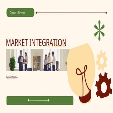 Market integration and The History of it