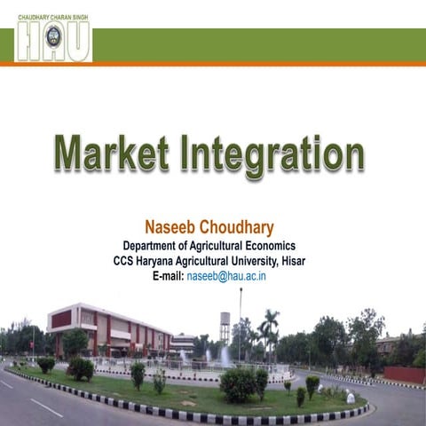 Market Integration 