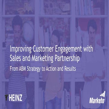 Improving Customer Engagement with Sales and Marketing Partnership