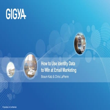 Using Customer Identities to Win at Email Marketing