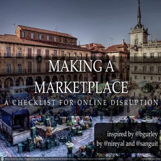 Building a Marketplace: A Checklist...