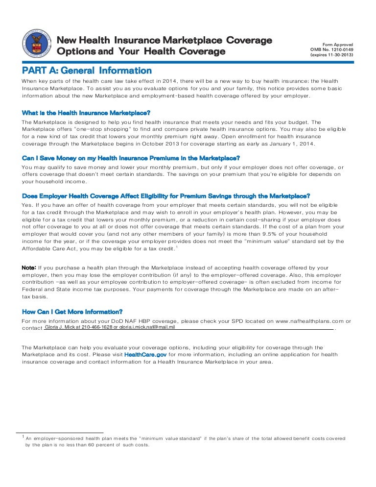 can i get health insurance through the marketplace if my employer offers it