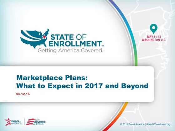 Marketplace Plans What to Expect in 2017 and Beyond