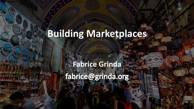 Building Marketplaces