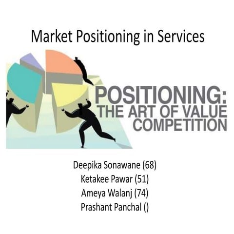 Market positioning in services