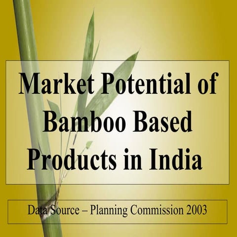 Bamboo Market Potential