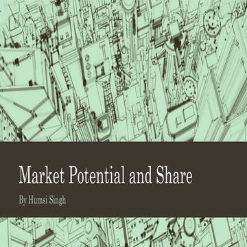 Market potential and share