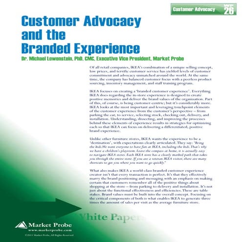 Branded Customer Experience White Paper
