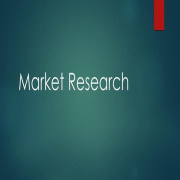 Market resaerch