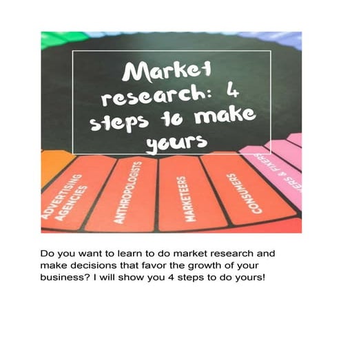 Evaluating The Results Of A Market Research Includes Market Research 4 Steps To Make Yours | PDF