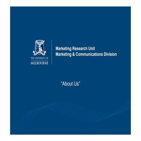 Market Research Capability Presentation