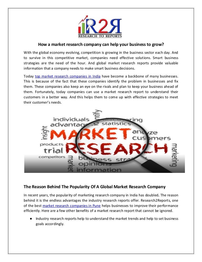 How A Market Research Company Can Help Your Business To Grow 