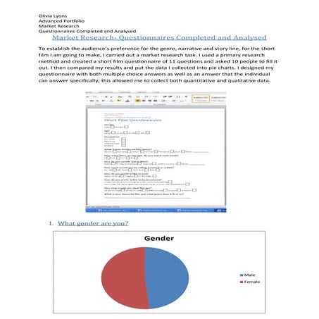 Market research completed report