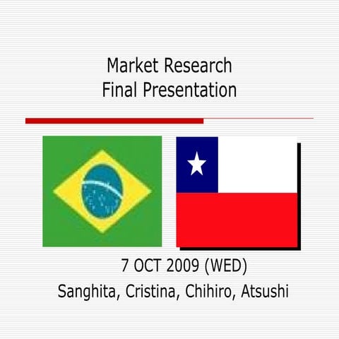 Market Research for the EST