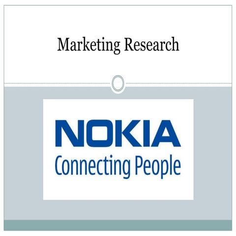 Market Research on Nokia