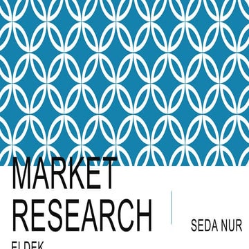 Market research presentation