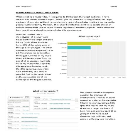Market research report