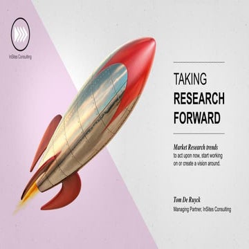 Market Research Today, Tomorrow and the Day after Tomorrow